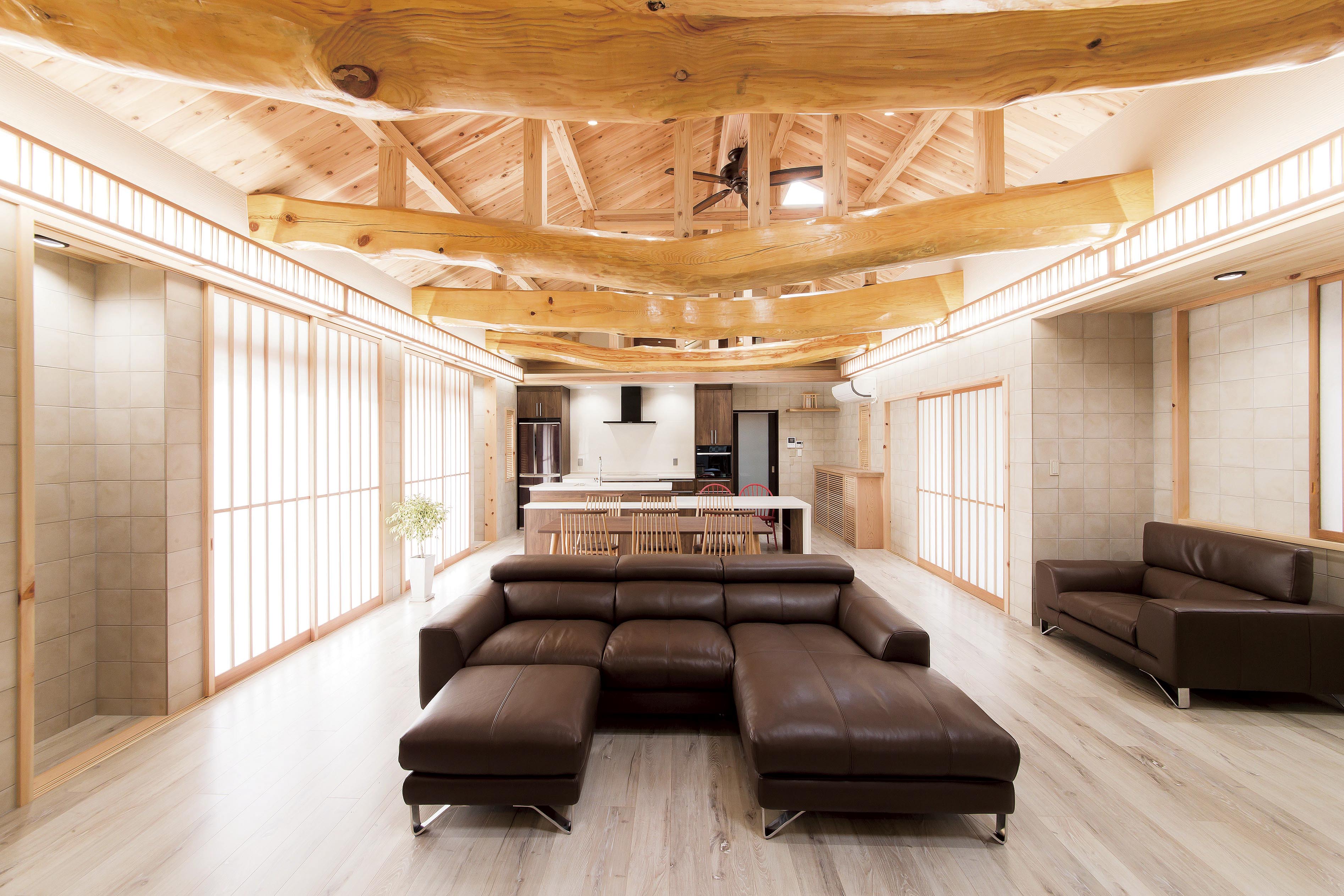 木の風景を楽しむ
伸びやかな平屋 1
